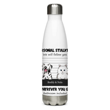 Stainless steel leak-proof water bottle