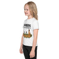 Custom kids t-shirt with crew neck and fun graphic design