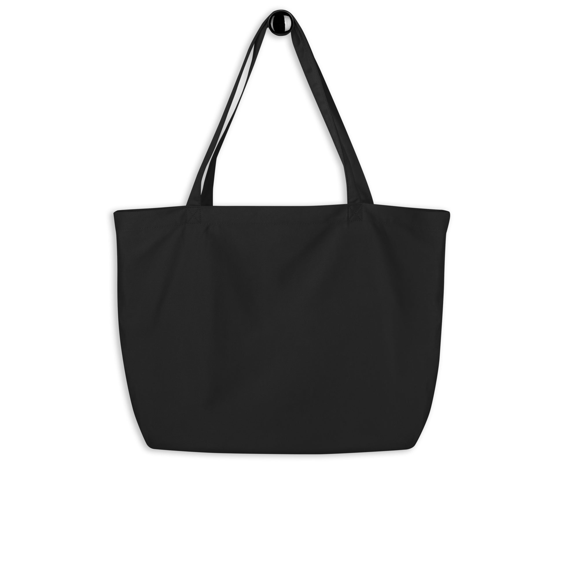 Organic cotton eco tote bag with flat bottom design