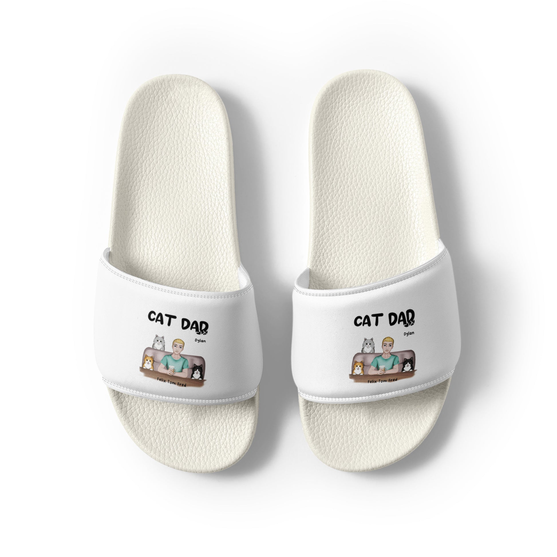 Men’s lightweight summer slides with open-toe design