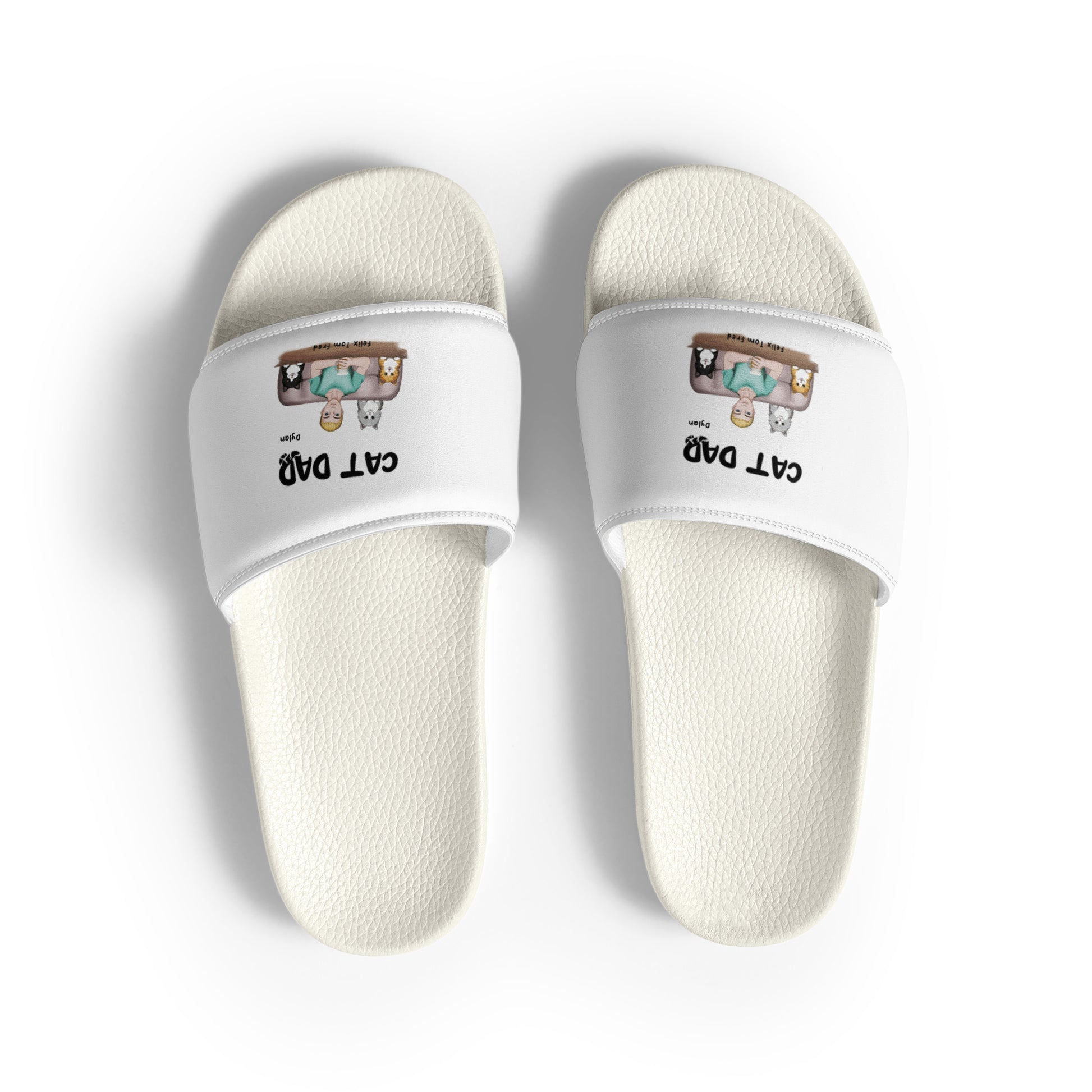 Men’s lightweight summer slides with open-toe design