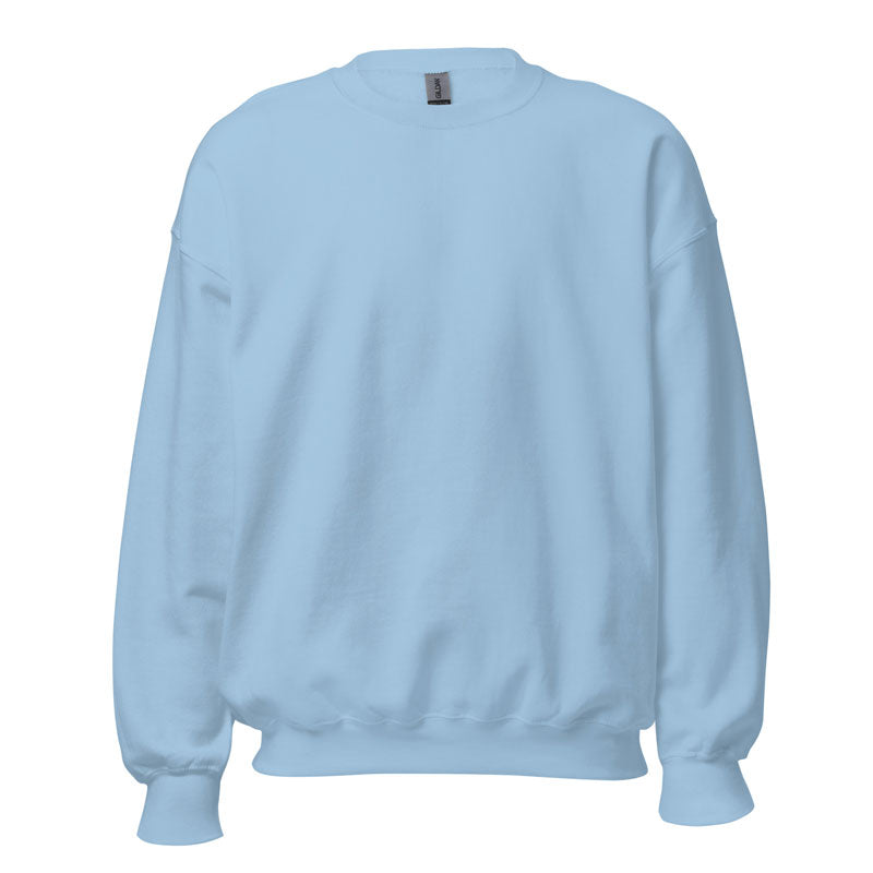 Unisex crew neck sweatshirt with a warm printed design.