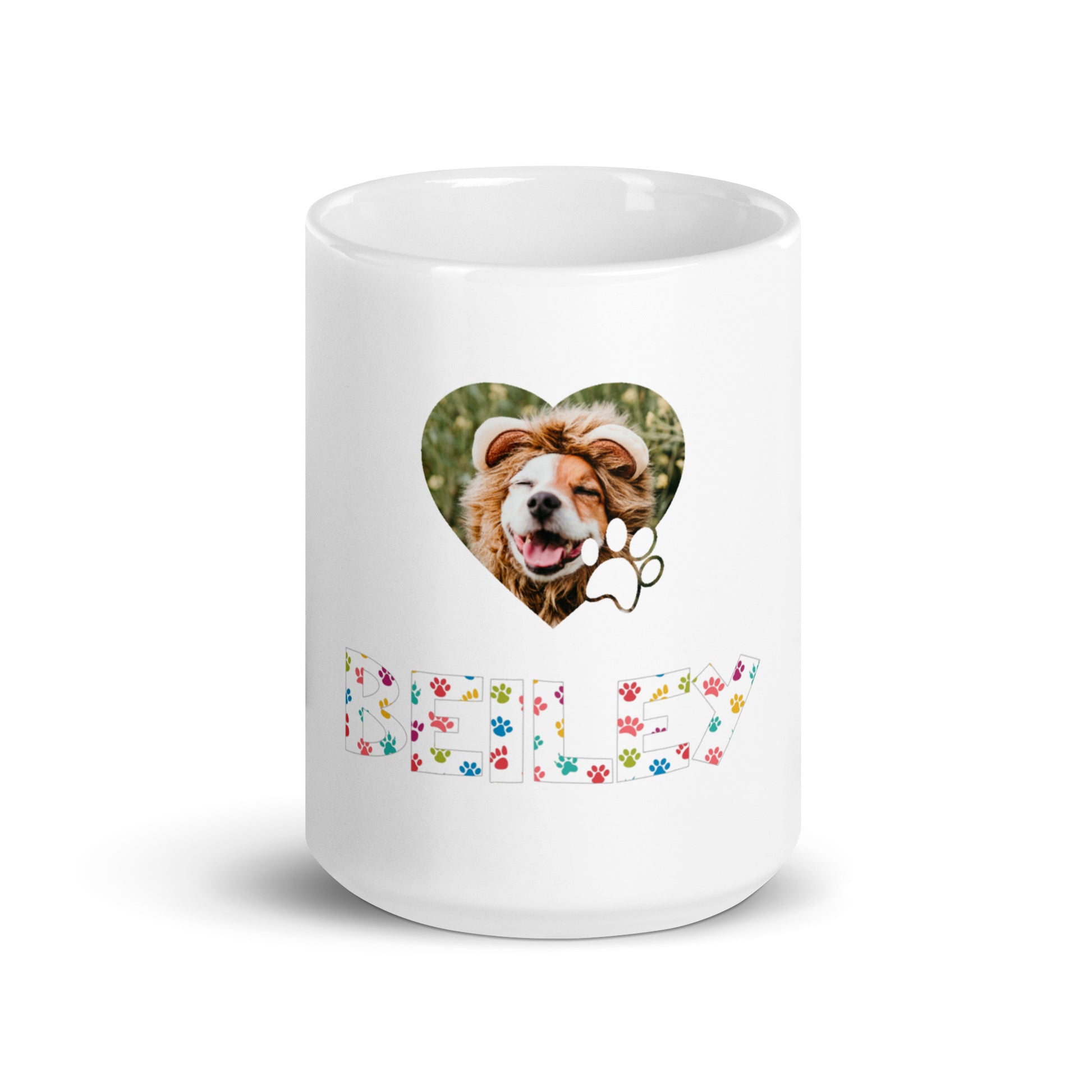 White ceramic mug – Funny coffee mug for pet lovers