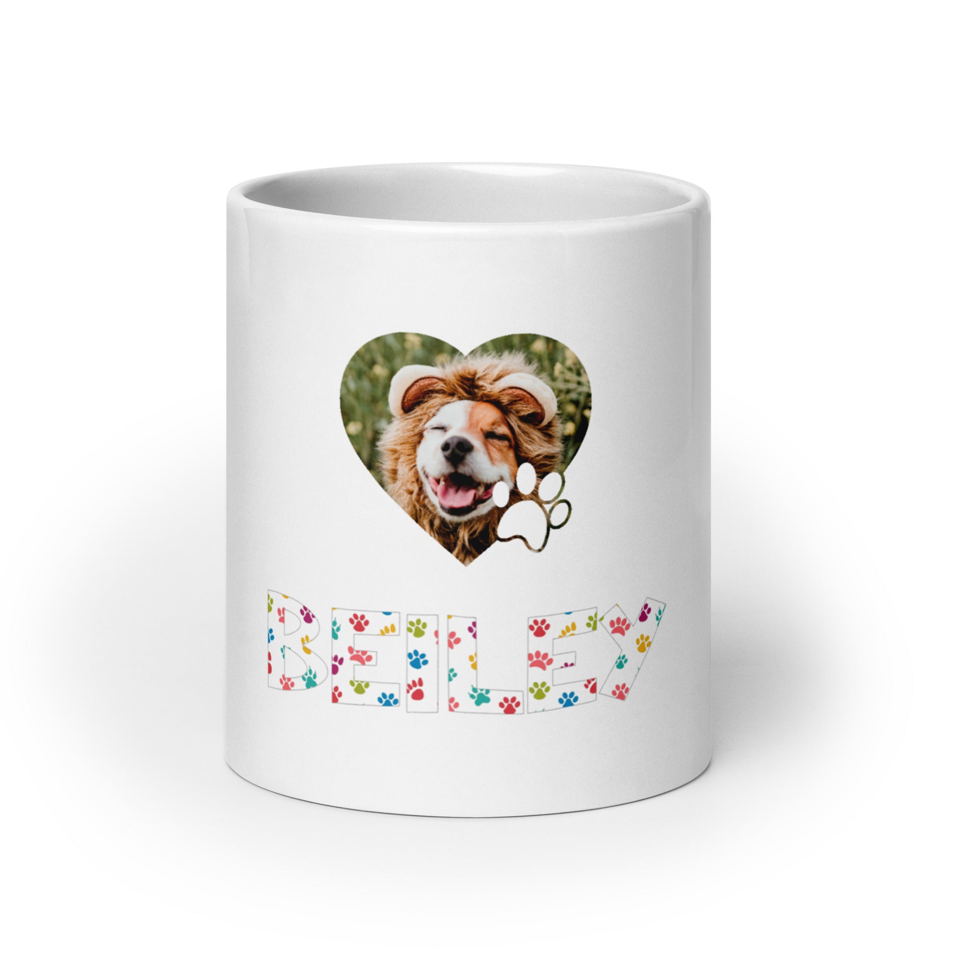 White ceramic mug – Funny coffee mug for pet lovers